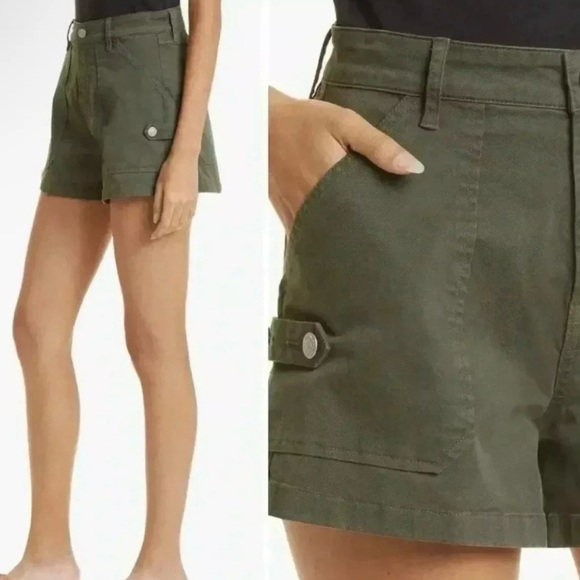 Veronica Beard Lanny Short High Rise Military Inspired Cargo Woman’s Size 32 - Picture 2 of 14